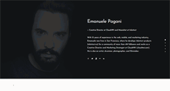 Desktop Screenshot of emanuelepagani.com