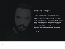 Tablet Screenshot of emanuelepagani.com
